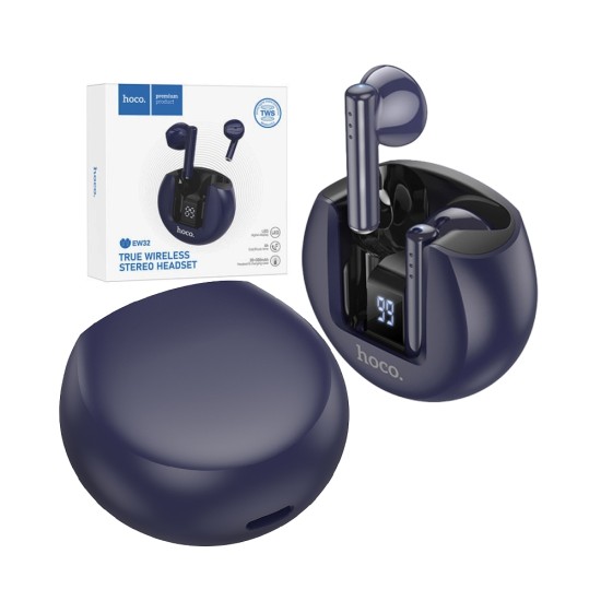 Hoco True Wireless Earbuds EW32 Bluetooth V5.3 Blue Hoco True Wireless Earbuds EW32 Bluetooth V5.3 Blue